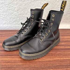 Doc Martens Zavala Men's 7/Women's 8 Black Unisex Lace Up Boots